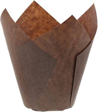 Brown Folded Cups 175x60mm (200)